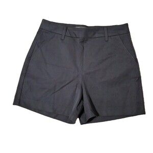 Boston Proper Black Pull On Shorts Size 12 Dress Minimalist Quiet Luxury